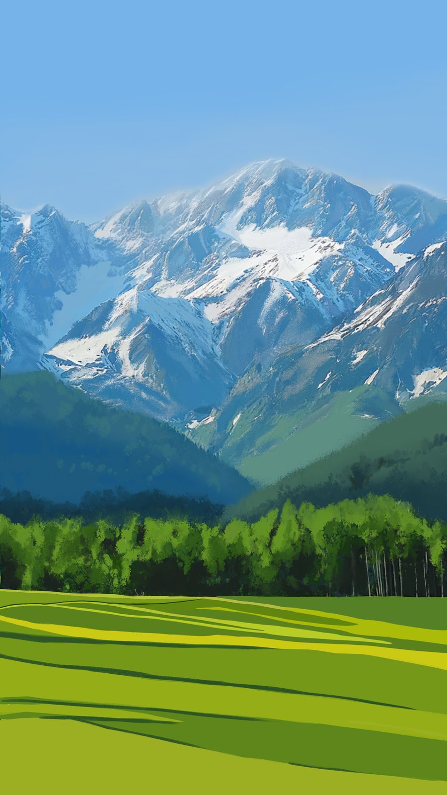 雪山场景